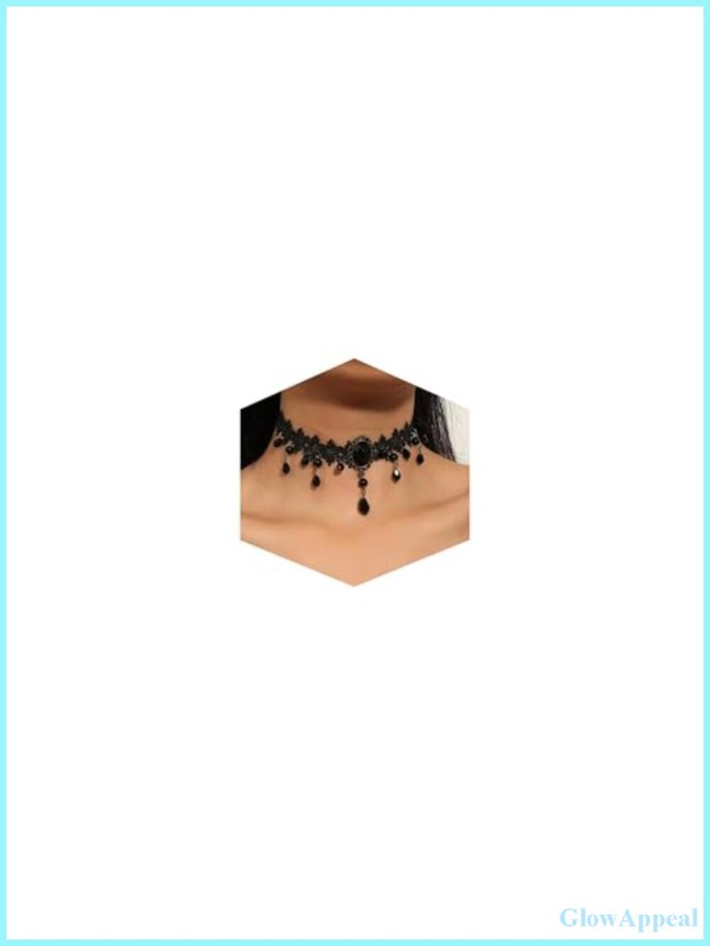 Fesciory Adjustable Black Choker Necklace Women Goth Jewelry Gift